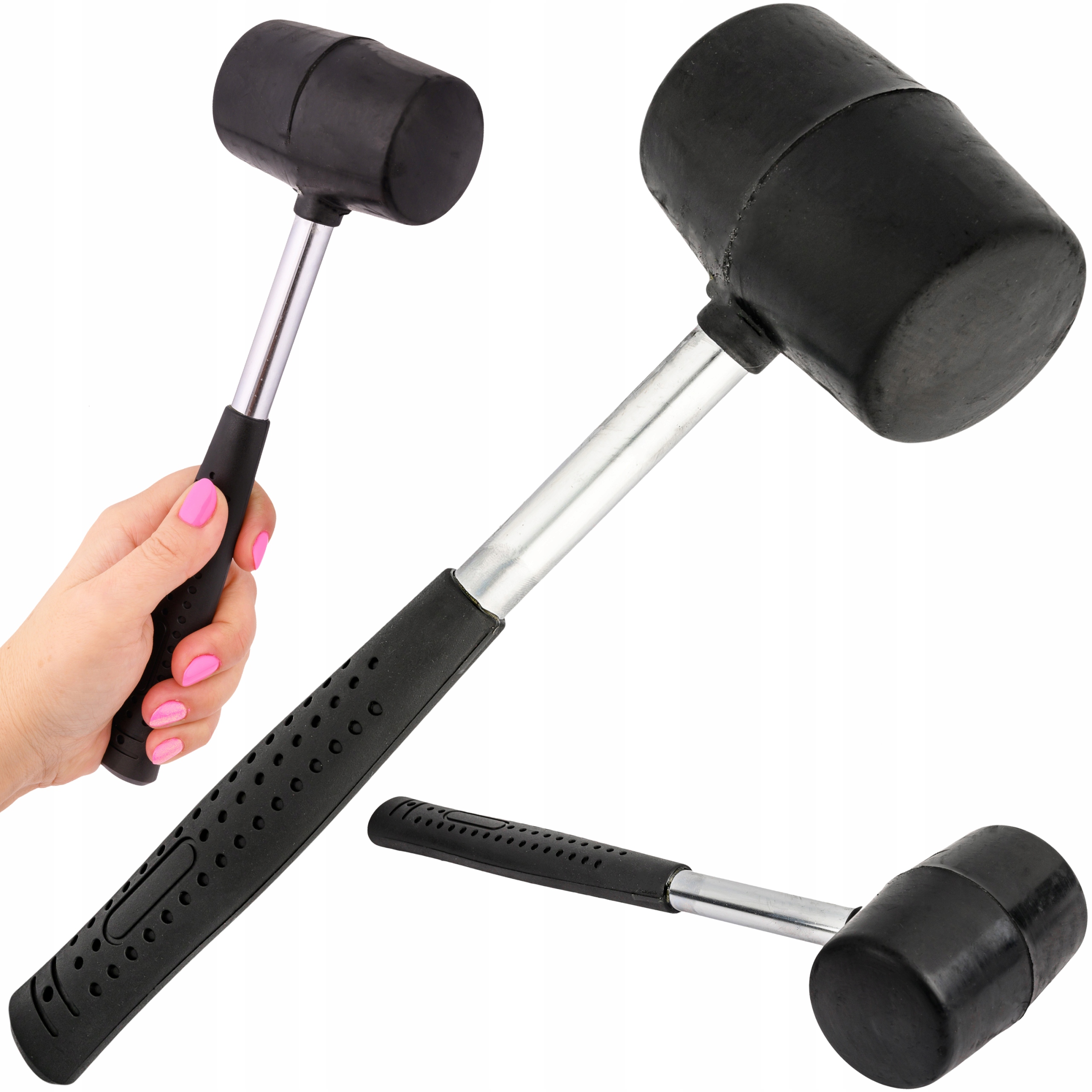 

Młotek Gumowy Bezodrzutowy Z Metalową Rączką 350g