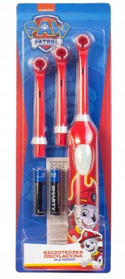 ++ Psi Patrol Szczoteczka oscylacyjna zębów dla dzieci elektryczna Marshall