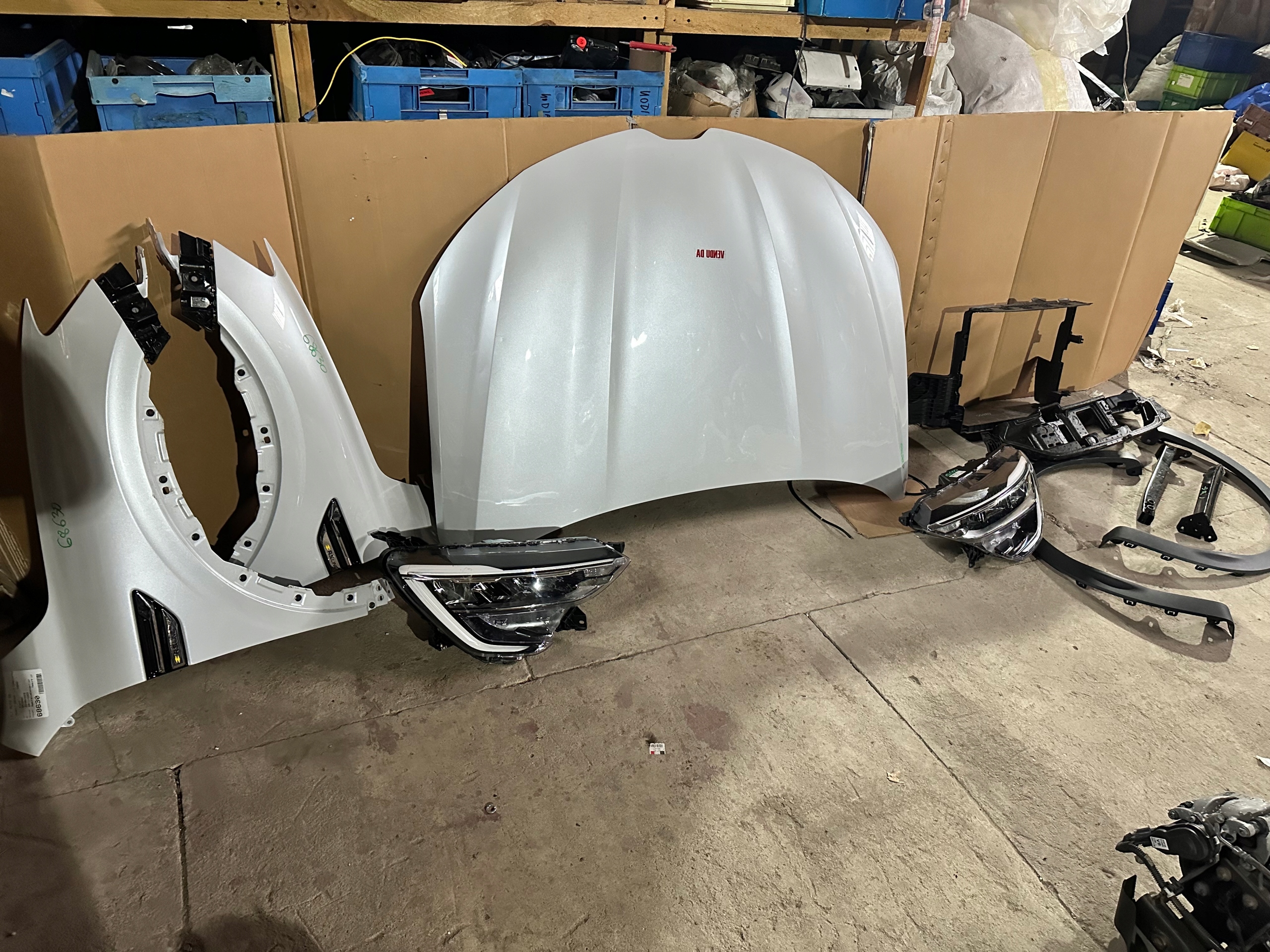 PRZOD MASKA ZDERZAK LAMPY KOMPLETNY RENAULT ARKANA RSLINE EUROPA BIAŁA PERŁ