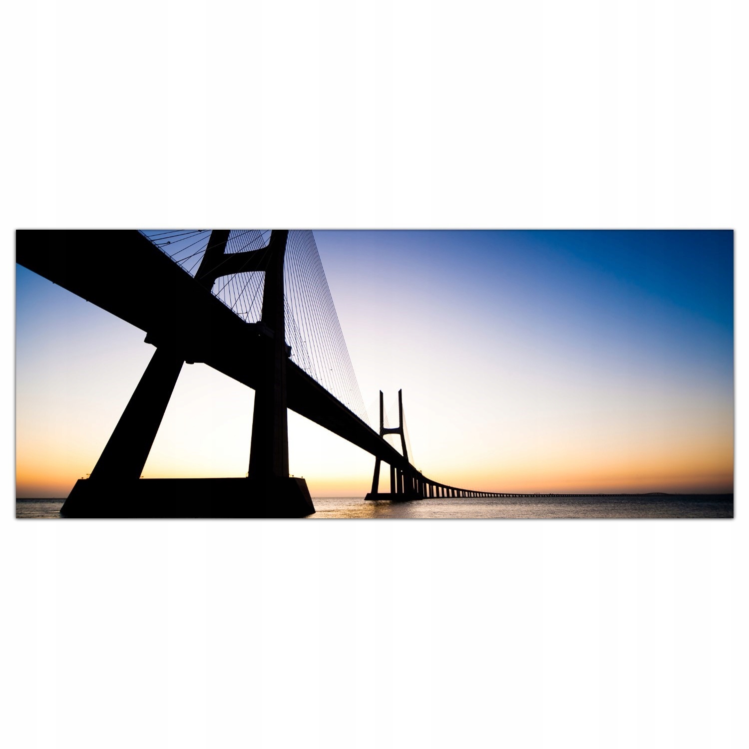 Most Město Krajina 125x50 Tvrzené sklo panel