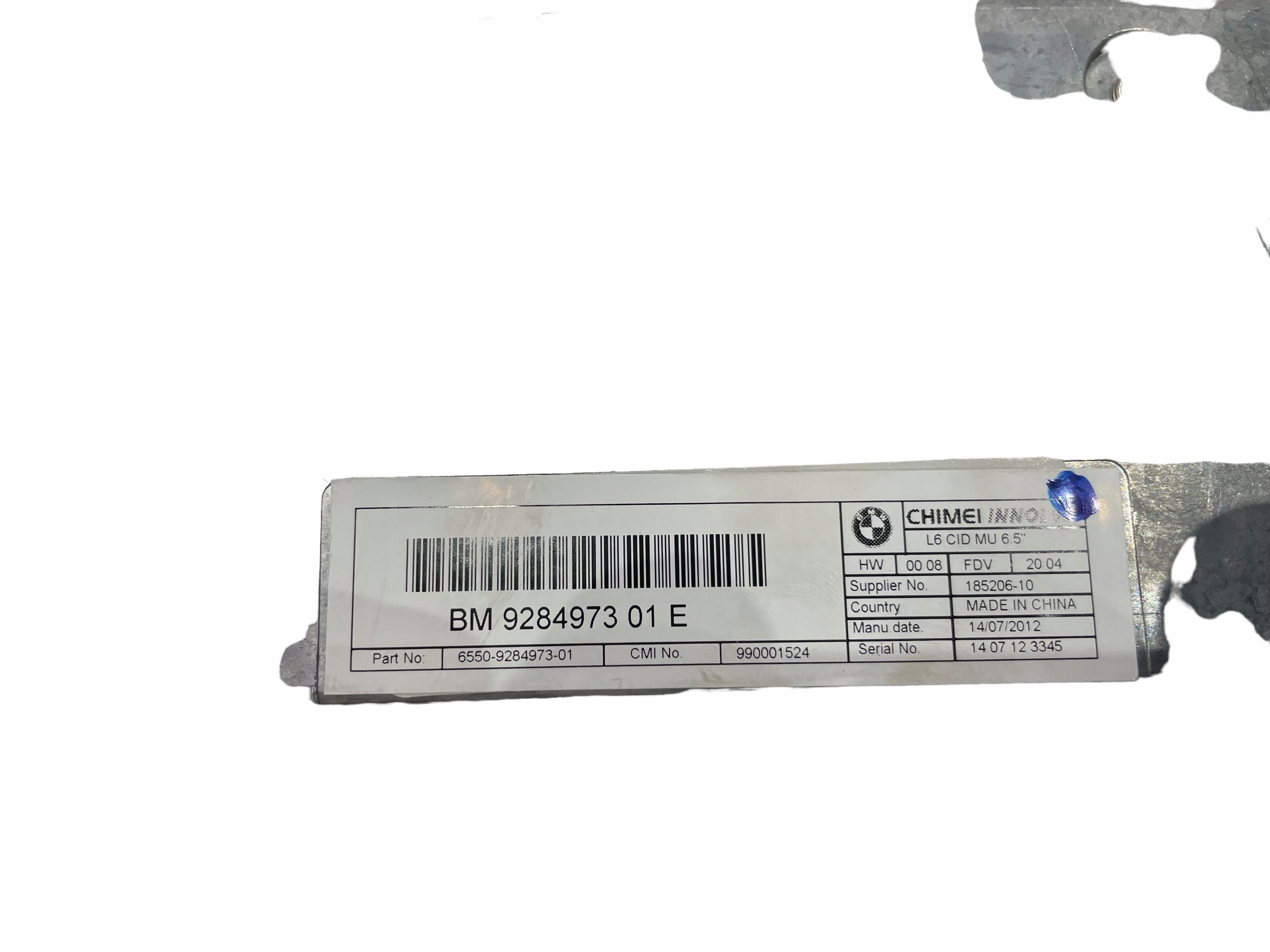 Bildschirm, der Navigation 6.5" BMW 5 F10 F11