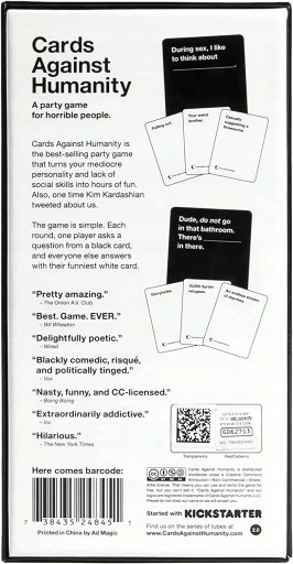 Cards Against Humanity Nazwa asidun