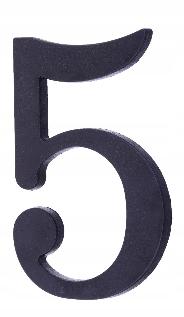 NUMER NA DOM BUDYNEK ADRES CYFRY NA DOM 17,5 NR-5 Kolor czarny