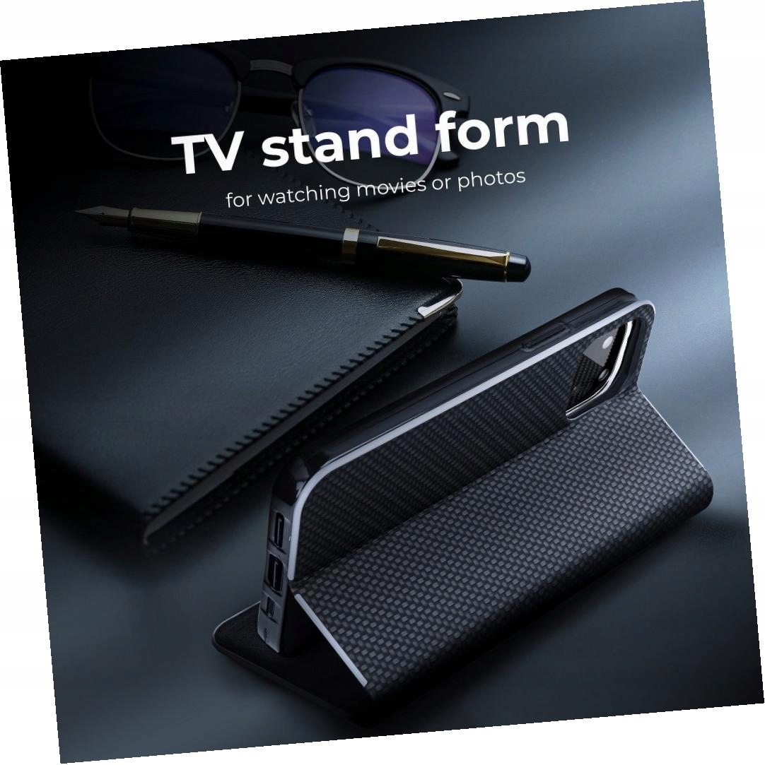 Etui futerał Vennus Book Carbon do Samsung Galaxy A13
