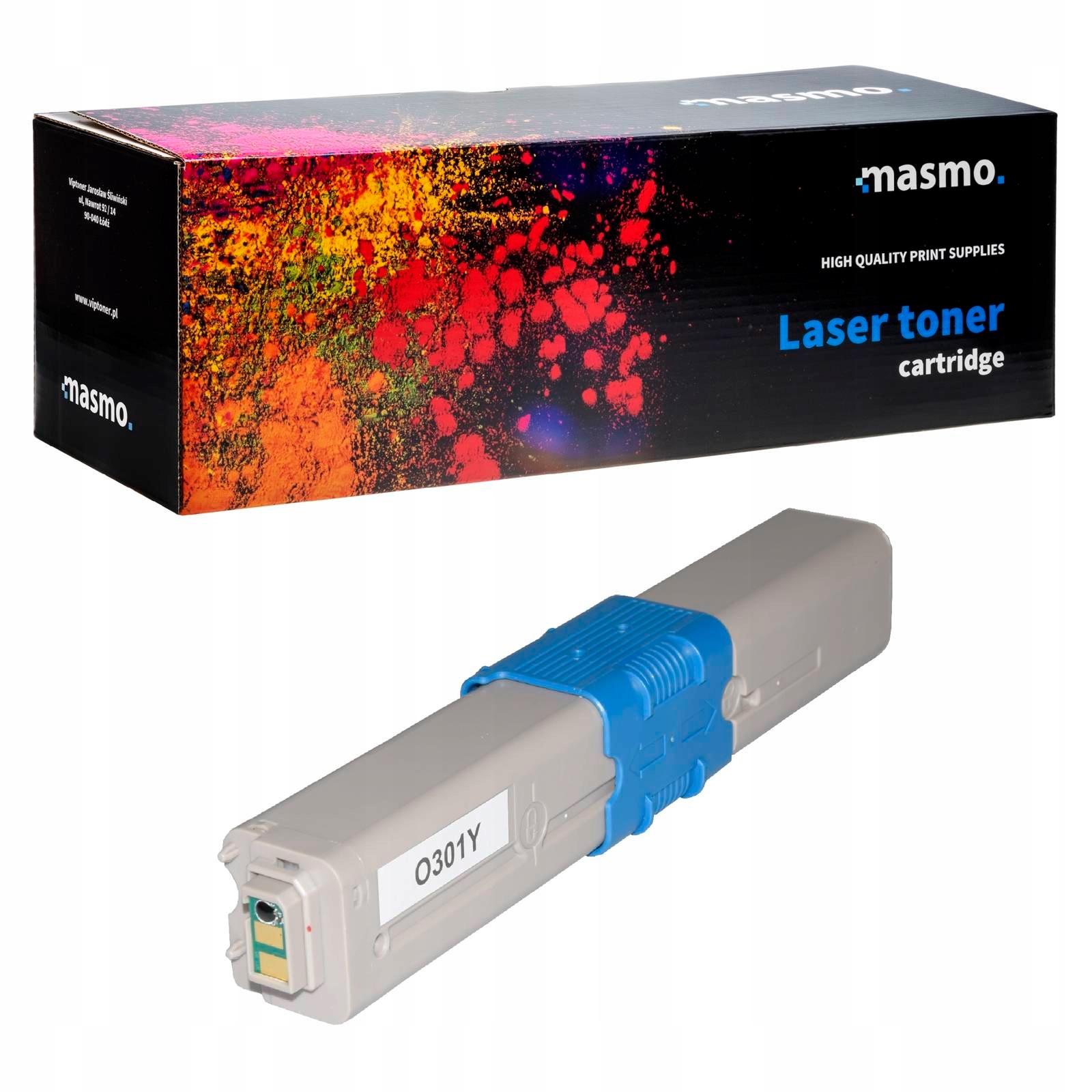 

Yellow Toner Zamienny do Oki C301 C321 MC332 MC342