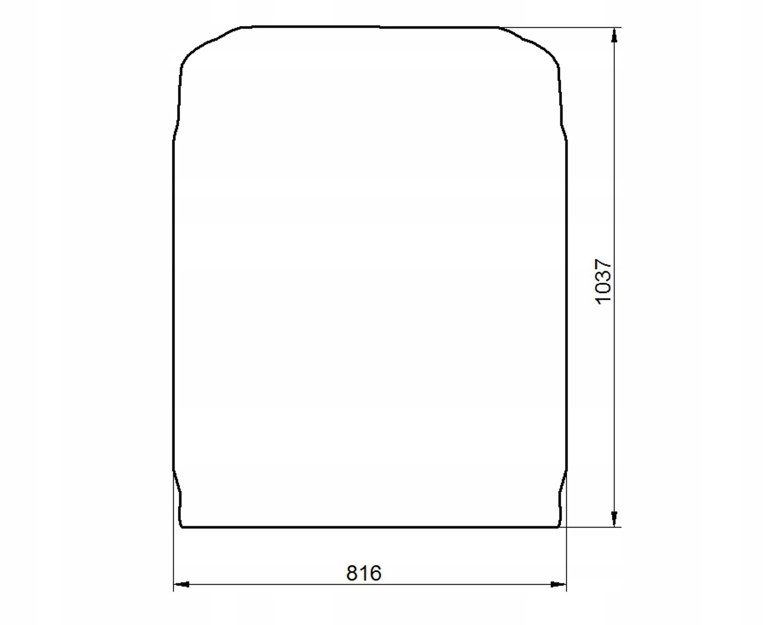 Volvo sklo přední horní 14506807 laminované