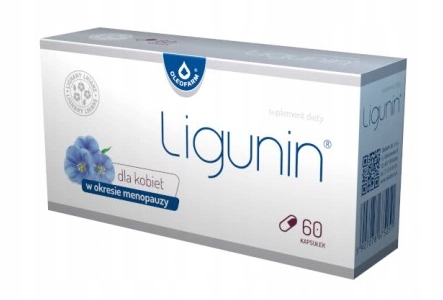 

Ligunin 60 kapsułek fitoestrogeny z lnu, menopauza