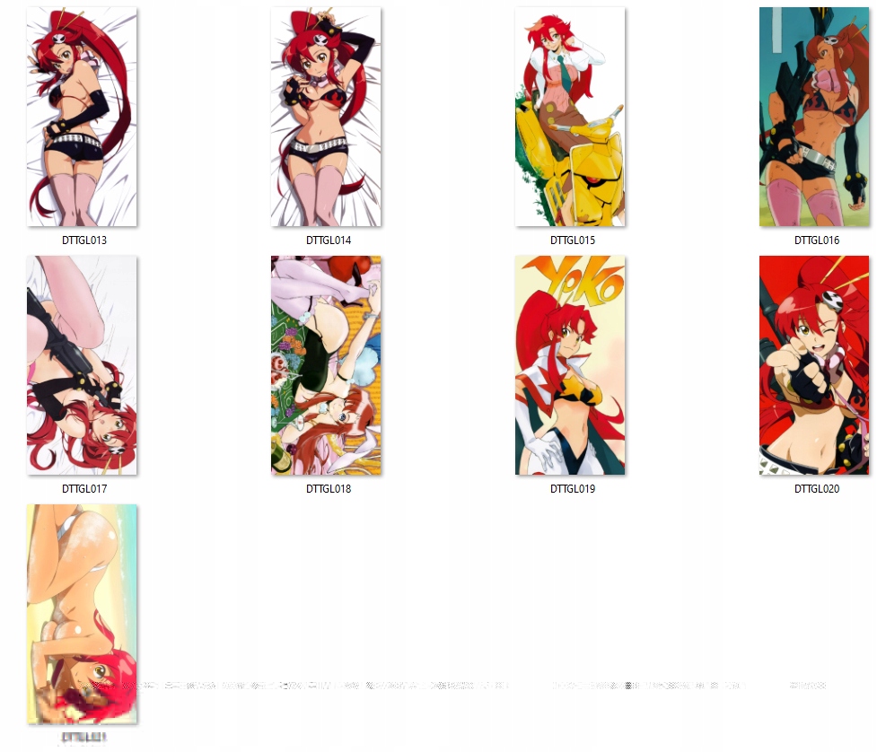 Dakimakura Tengen Toppa Gurren Lagann DO WYBORU Typ poduszka
