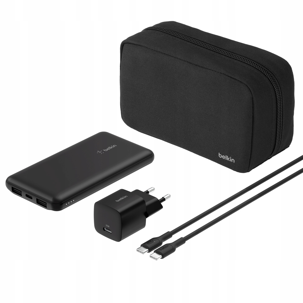 Belkin Cestovní sada Powerbanka 10 000 mAh, nabíječka 25 W kabel Usb-c