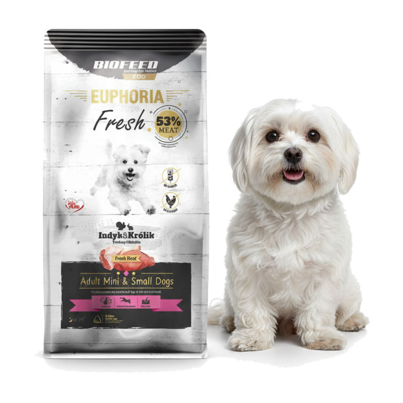 Levně Biofeed Krůta A Králík Junior Xs/s 8 kg Euphoria Fresh Meat