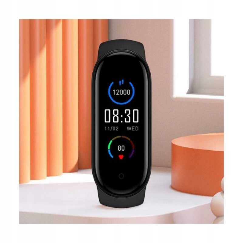 SMARTBAND M5 SMARTWATCH OPASKA PULS KROKI ROZMOWY Kształt koperty okrągła