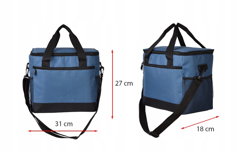 TORBA TERMICZNA PLAŻOWA PIKNIKOWA NA JEDZENIE DUŻA Kod producenta TT_2N