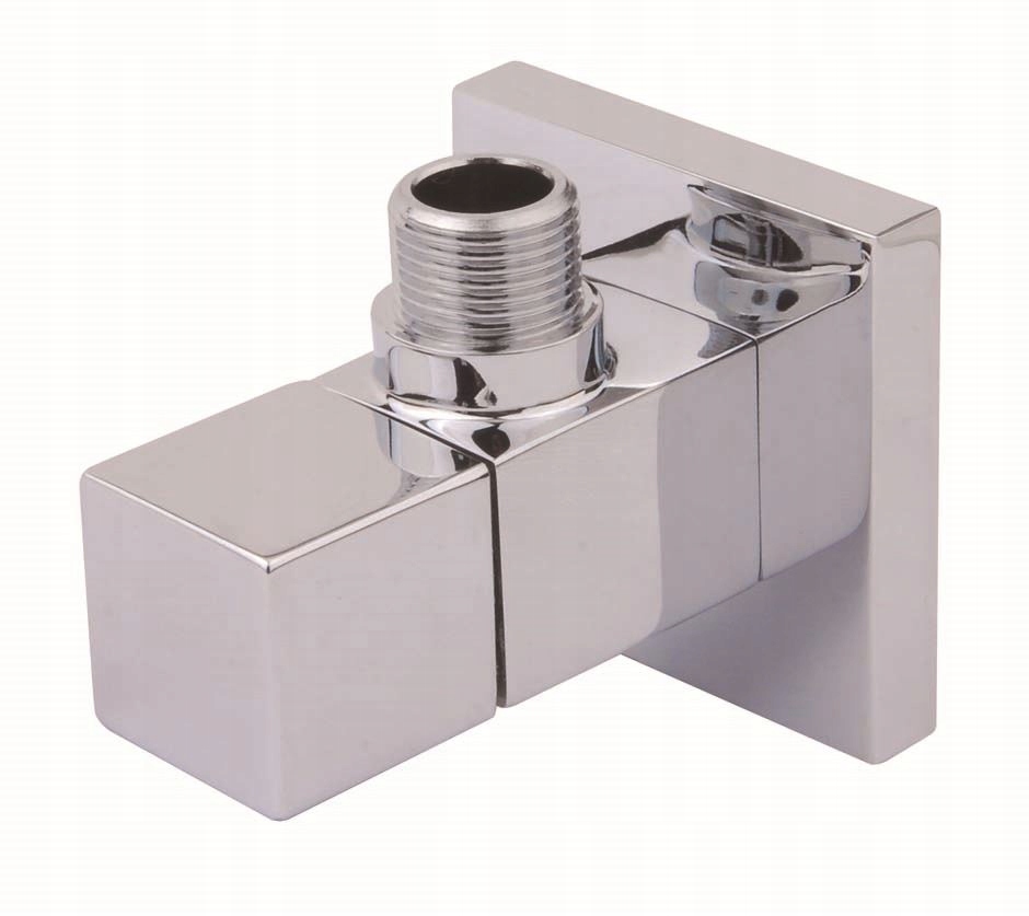 ZAWÓR KĄTOWY POD BATERIĘ 1/2 x 3/8 CHROM CERAMIKA