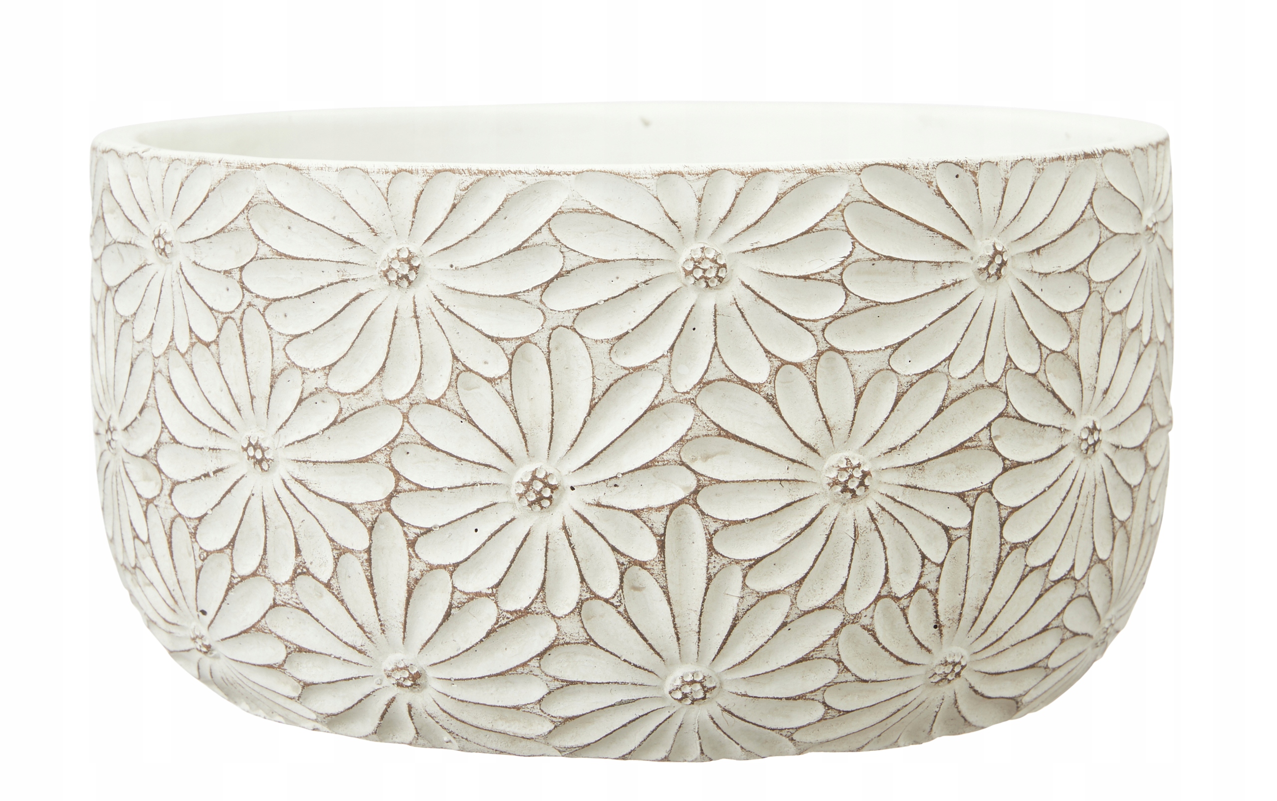 DONICZKA CERAMICZNA BIAŁA 11x21 OSŁONKA OZDOBNA