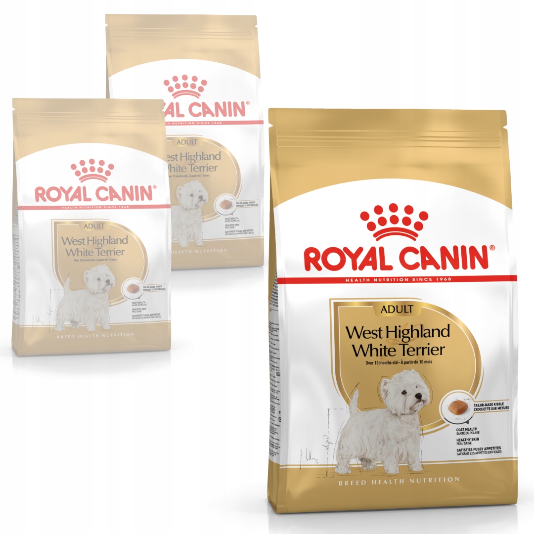 Levně Royal Canin Krmivo krmivo pro dospělé psy West Highland White Terrier 3x3kg