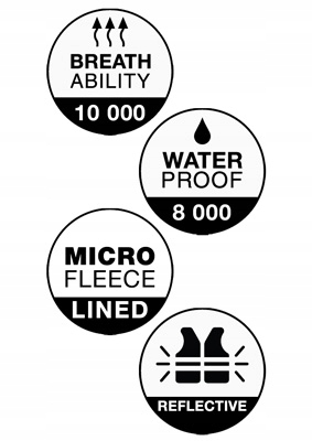 Kurtka Damska Softshell NETI HI-TEC Wodoodporna Oddychająca Niebieska L Rodzaj Softshell