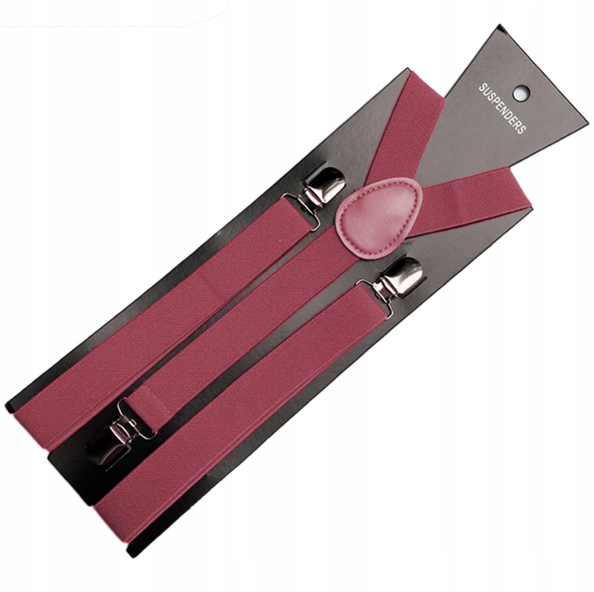 SZELKI DO SPODNI MĘSKIE DAMSKIE UNIWERSALNE ELEGANCKIE KLIPS BORDOWE BQ6L Marka Aptel