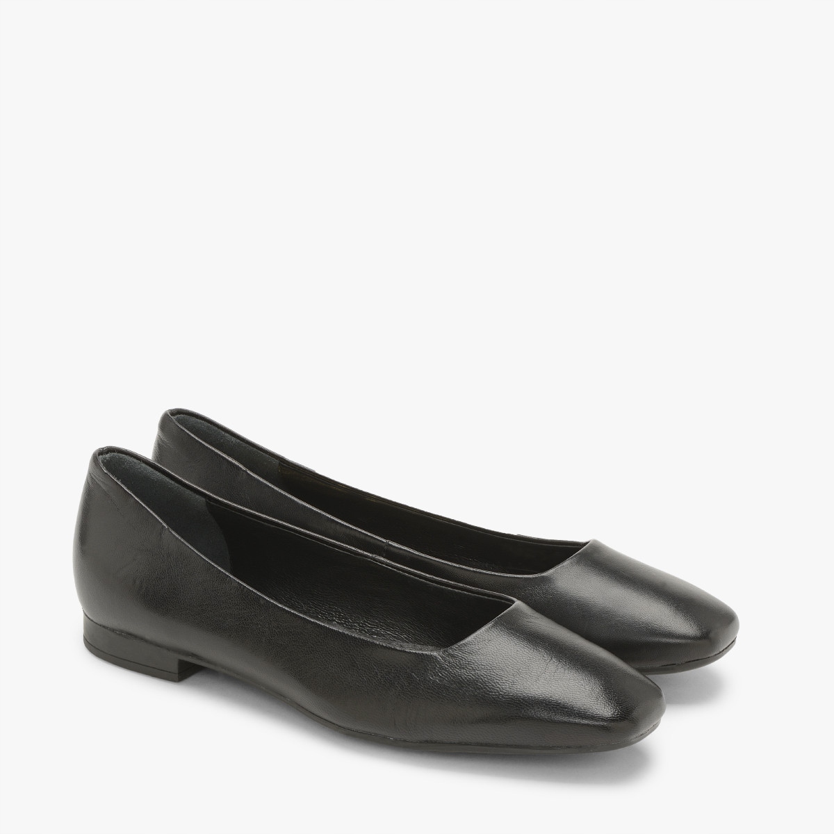 

Ryłko Buty Baleriny skórzane damskie Czarne 37