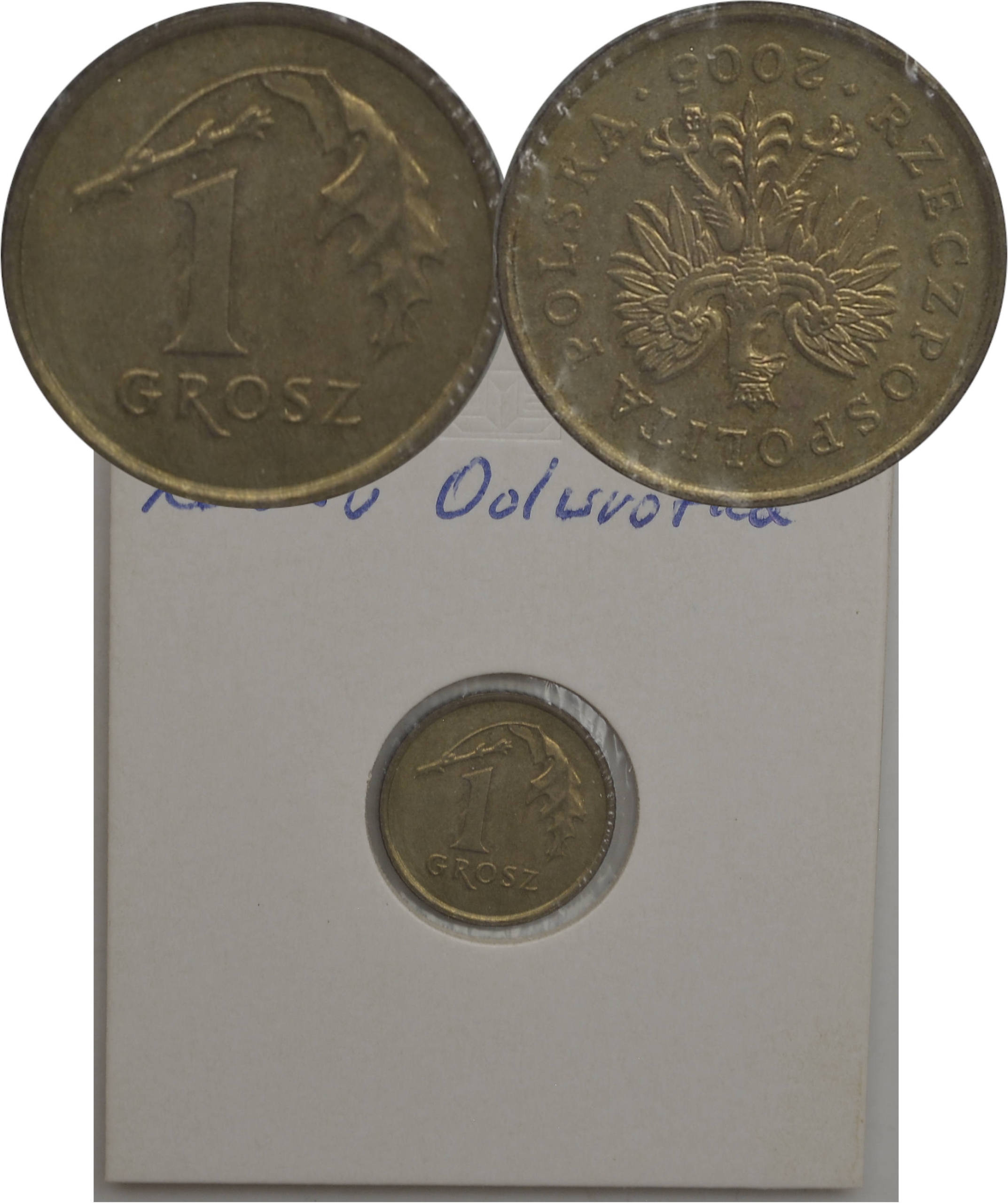 2.fy.III RP, 1 GROSZ 2005 odwrotka