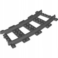 

Lego Szyny/Tor Łuk Ciemny Szary 4279717/53400