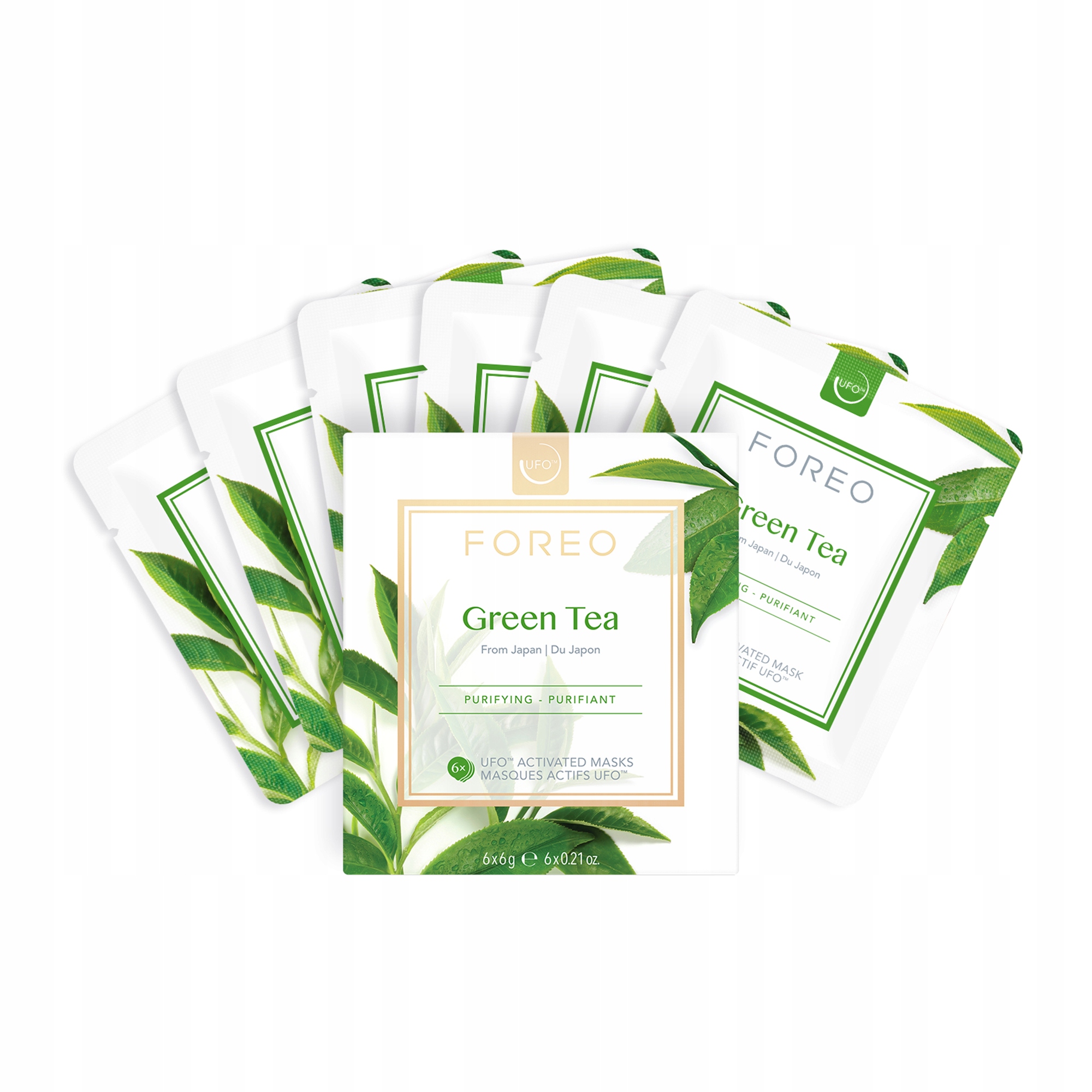 Foreo Ufo maska na zelený čaj x6