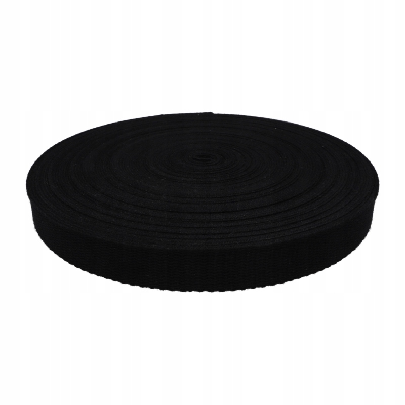 Bavlněná Páska Nosná 25m 30mm (tloušťka 1,8mm) Černá
