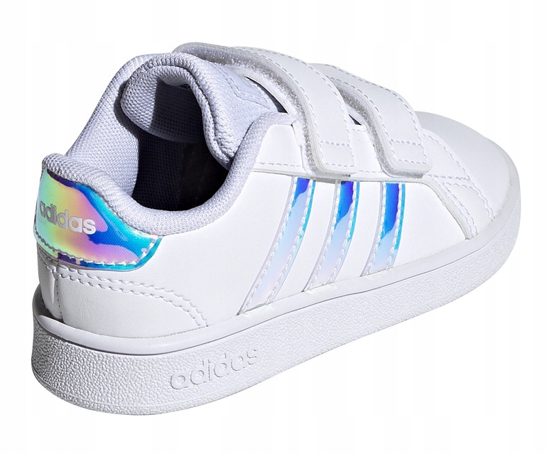 26 BUTY DZIECIĘCE ADIDAS RZEPY HOLOGRAM FW1276 Materiał inny materiał