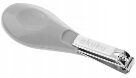 AKUKU cążki do paznokci dla niemowląt dzieci SZARE