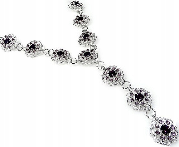 Krásný náhrdelník Krystaly Amethyst Feeling Lux