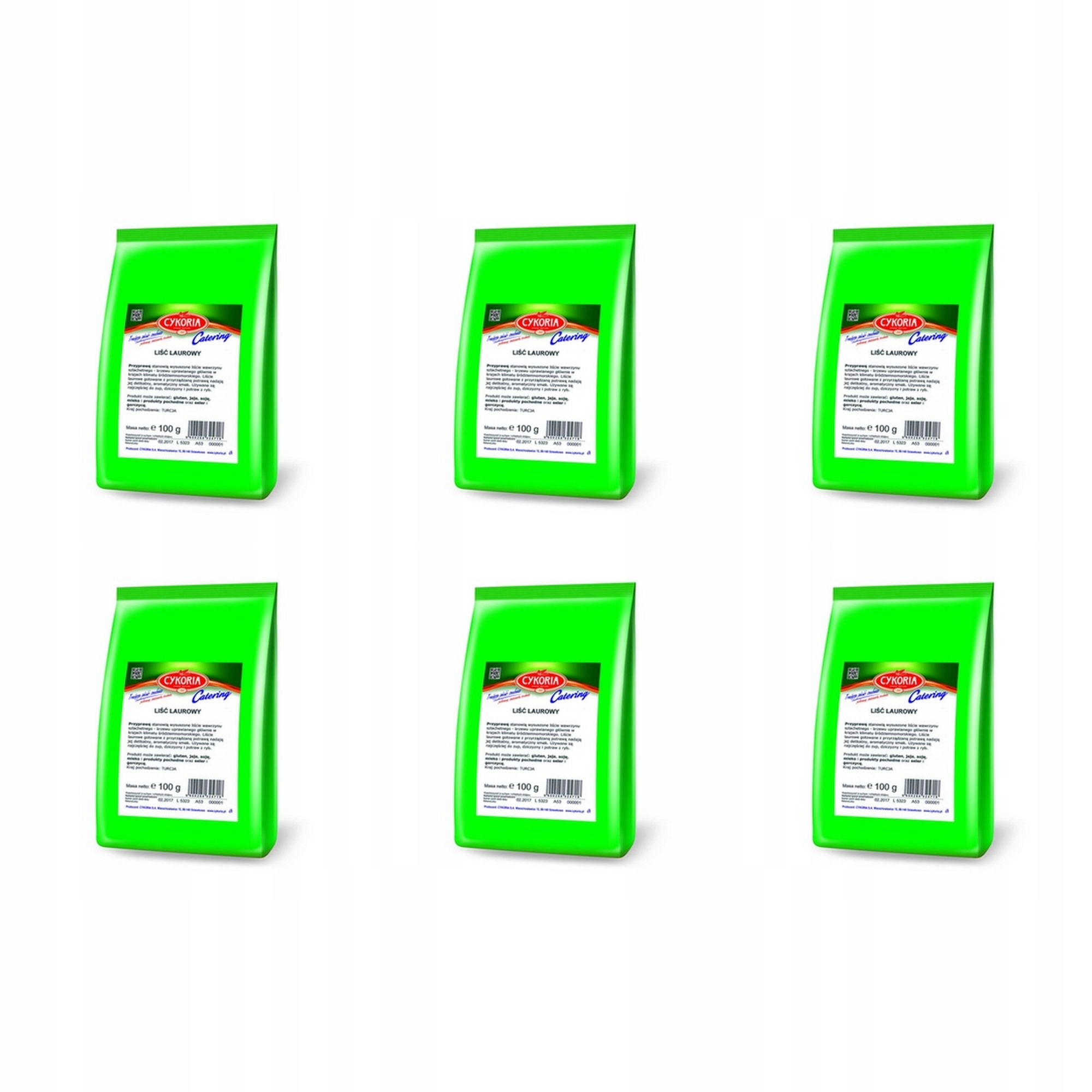 6x 100 g Bobkový list Cykoria