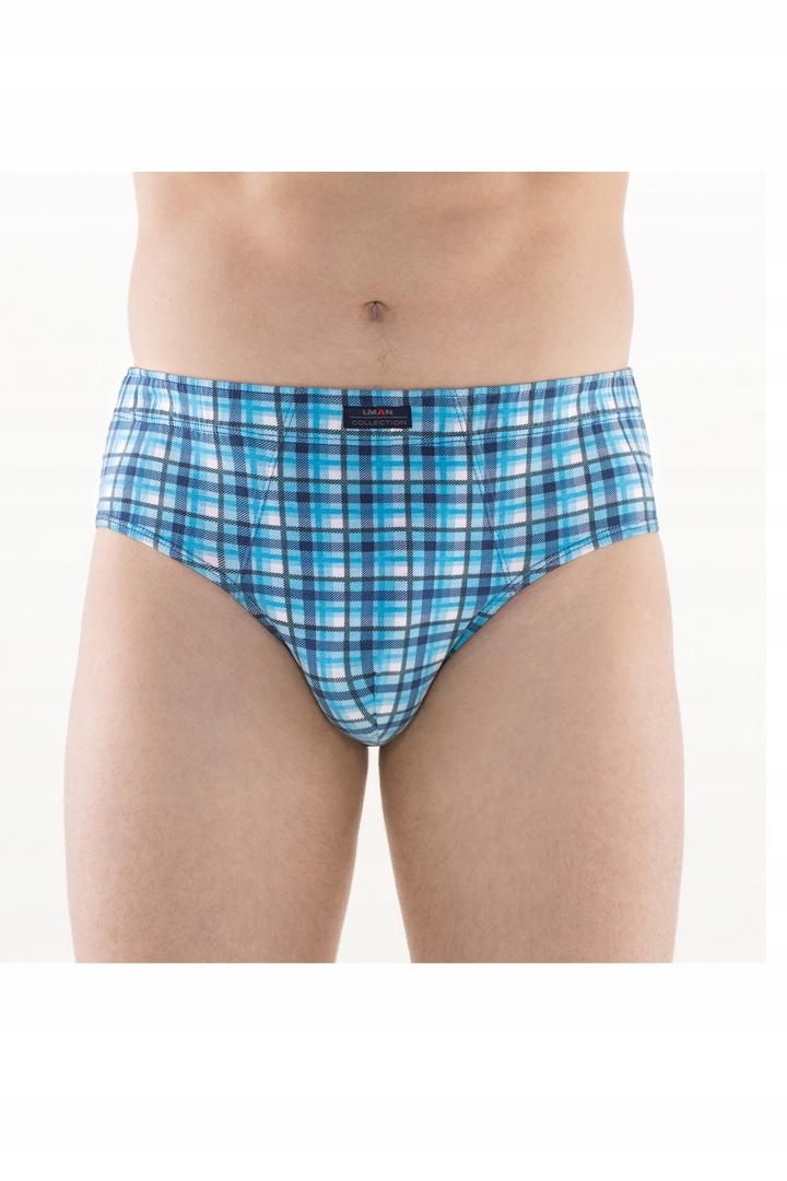 

Slipy męskie M-777CLB Lama 2-PAK: niebieski, L