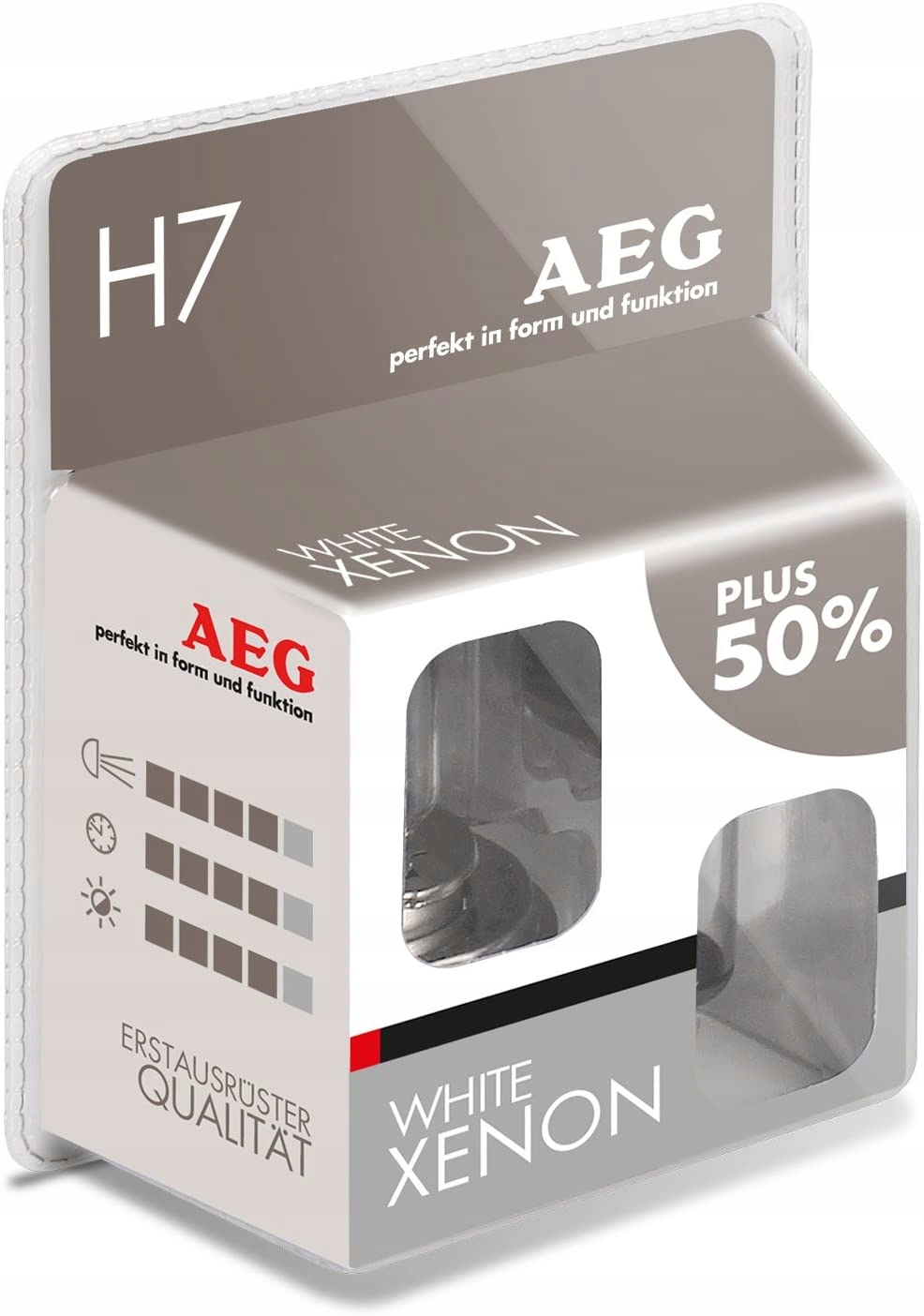 

Aeg Żarówka H7 White Xenon +50% 60/55W P43t 2szt.
