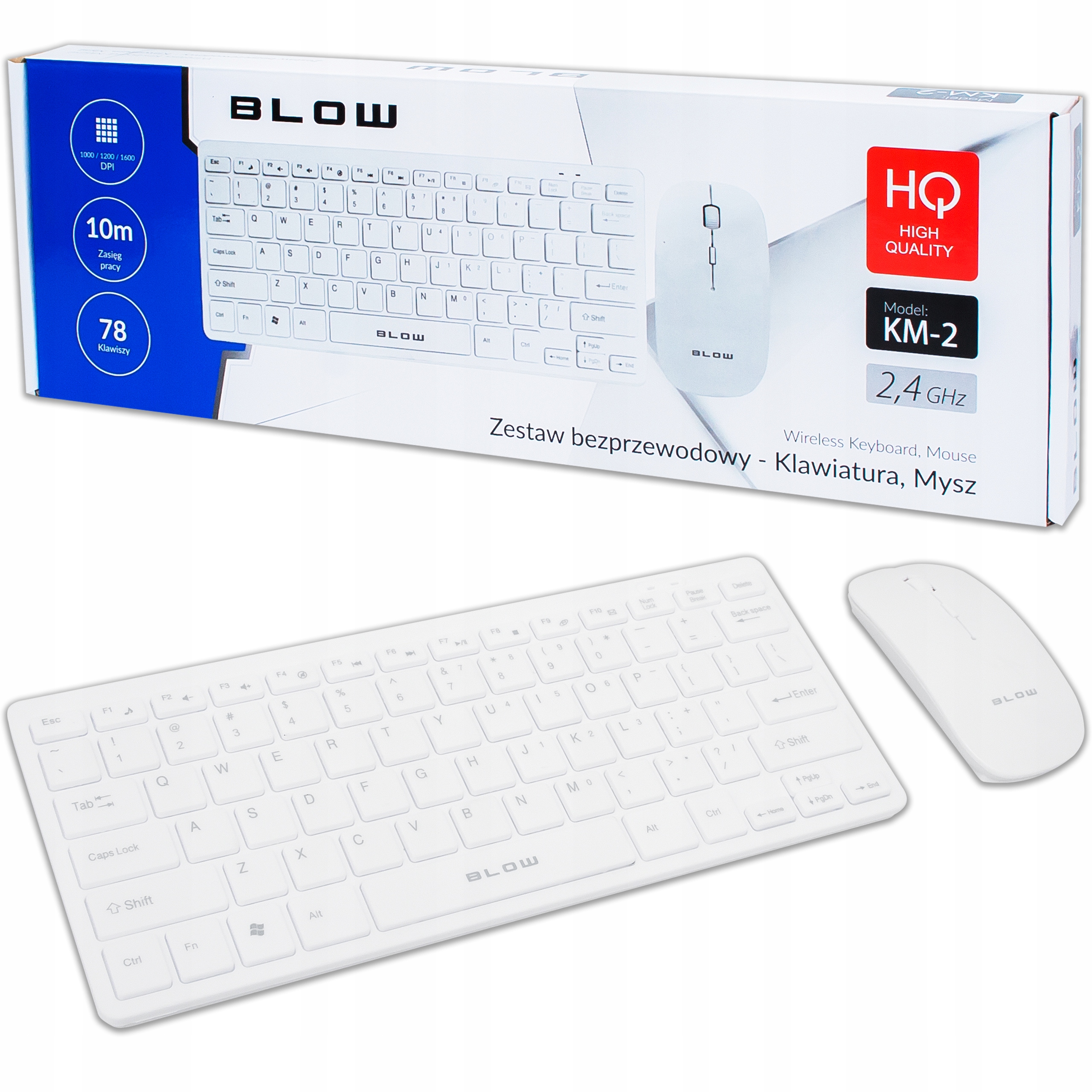 Клавиатура и мышь Blow White
