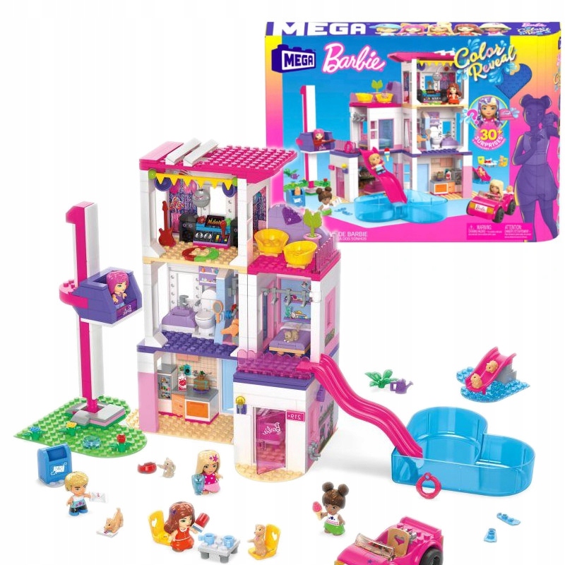 

Barbie Domek Marzeń Zestaw klocków HHM01