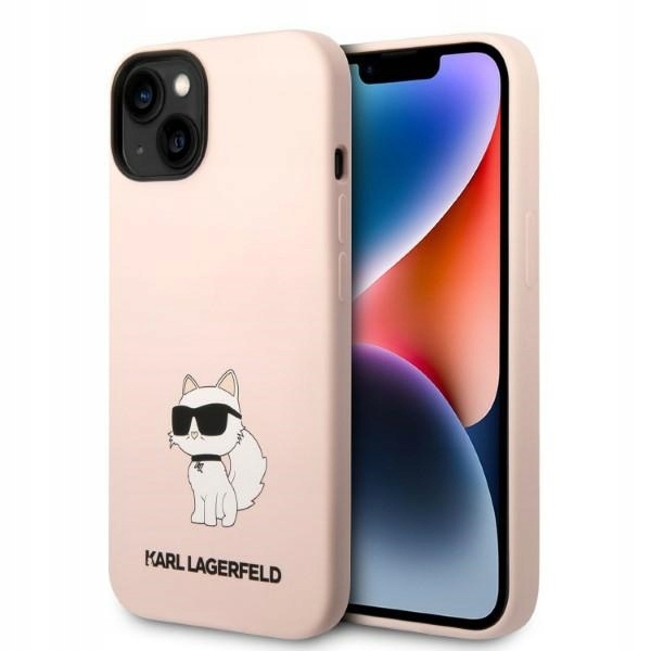 Pouzdro Pro Iphone 14 Plus 15 Plus 6,7" Karl Lagerfeld Hardcase Růžový Choupe