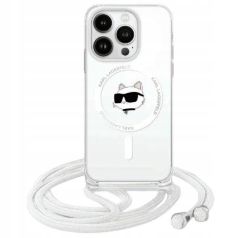 Karl Lagerfeld IML Choupette Head & Cord MagSafe Pouzdro pro iPhone 16 (přepínač