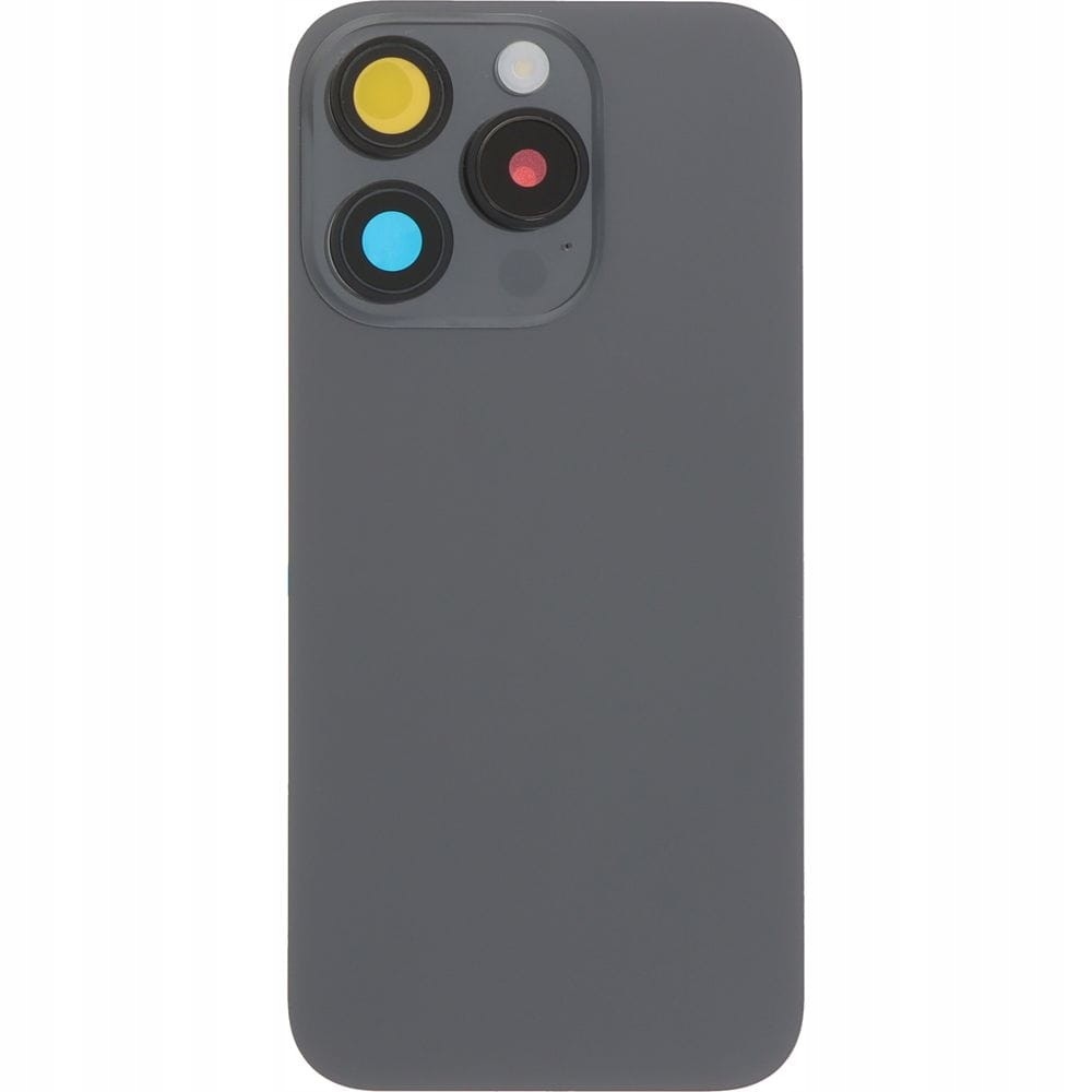 Tylna szyba, klapka baterii, panel tylny do iPhone 15 Pro, czarna