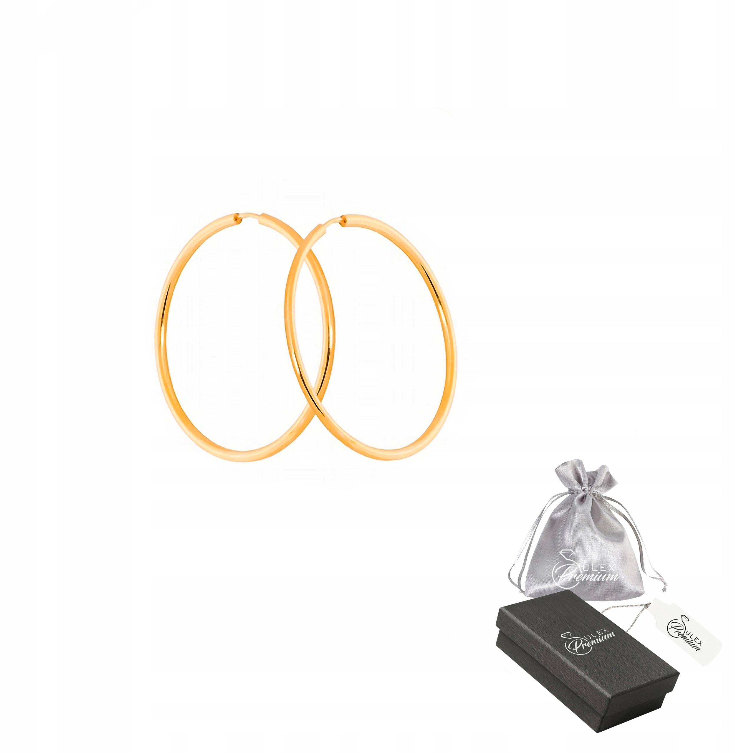 Náušnice stříbro ryzost 925 Elegantní pozlacené kruhy Malé pro ni 1,8 cm