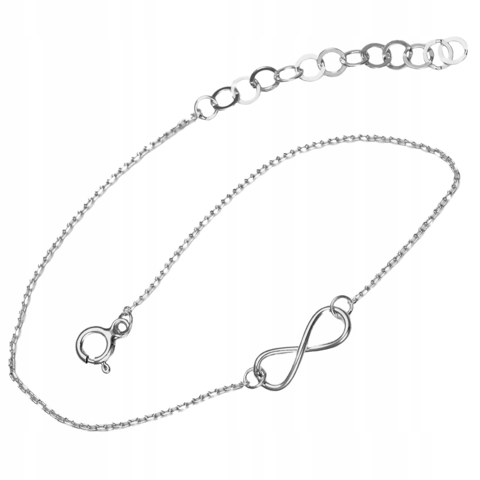 

Bransoletka Infinity nieskończoność pr. 925 Hit!