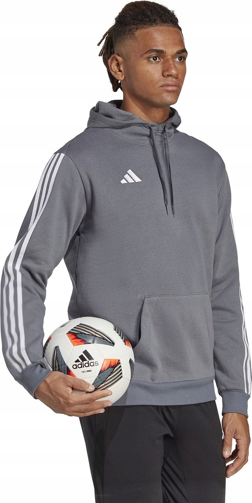 Pánská Mikina Adidas Tiro 23 League Sweat Hoodie Šedá HZ3021 vel. M