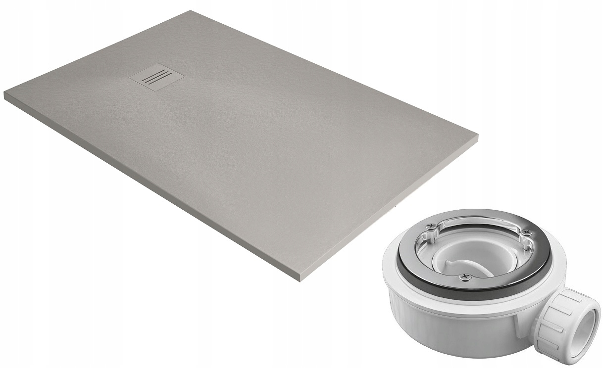 Brodzik Radaway Kyntos F 180x80 Cemento Syfon