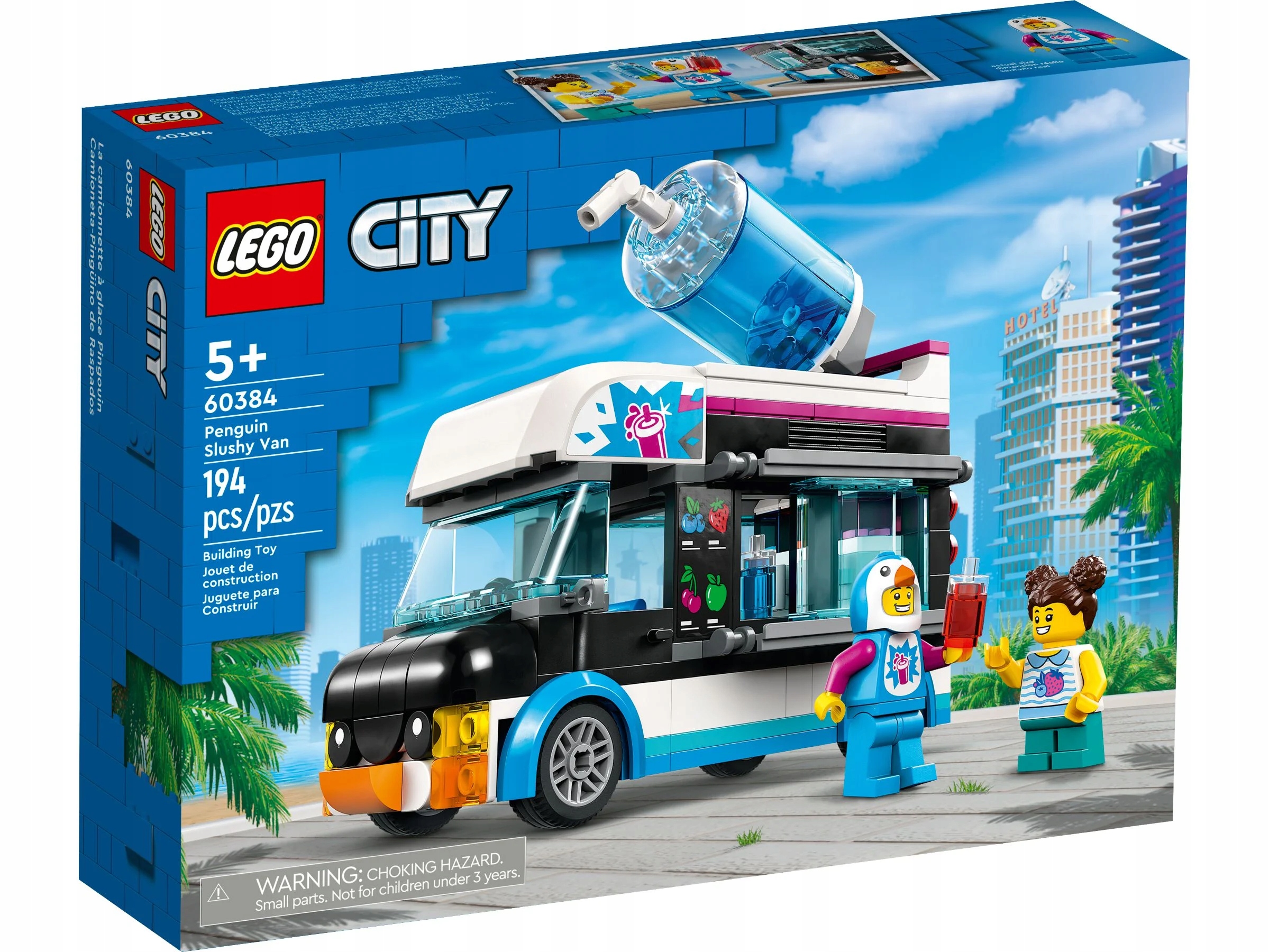 LEGO City 60384 Pingwinia furgonetka ze slushem