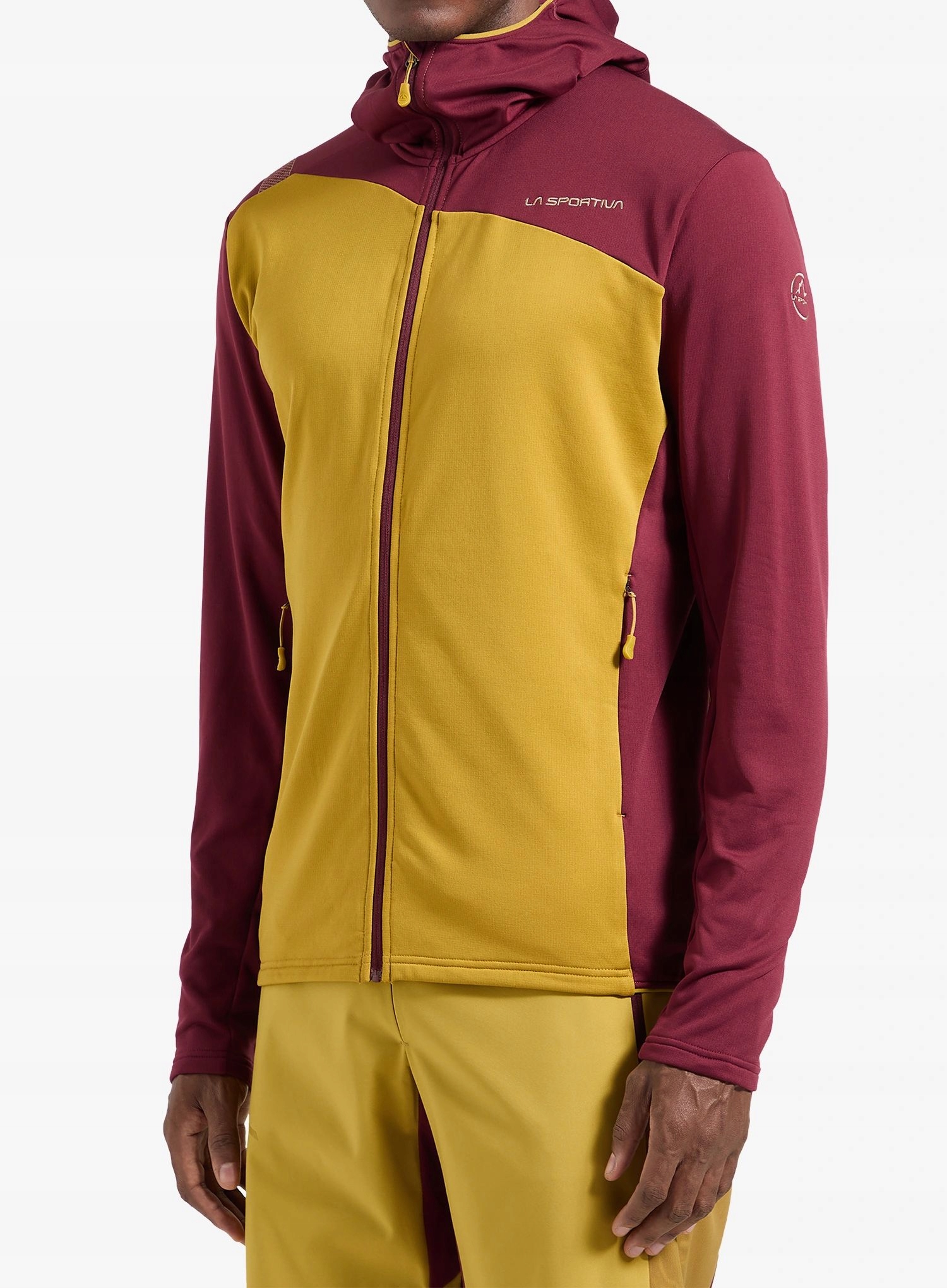 Bluza z kapturem La Sportiva Cosmic Thermal Hoody savana/redwood XL