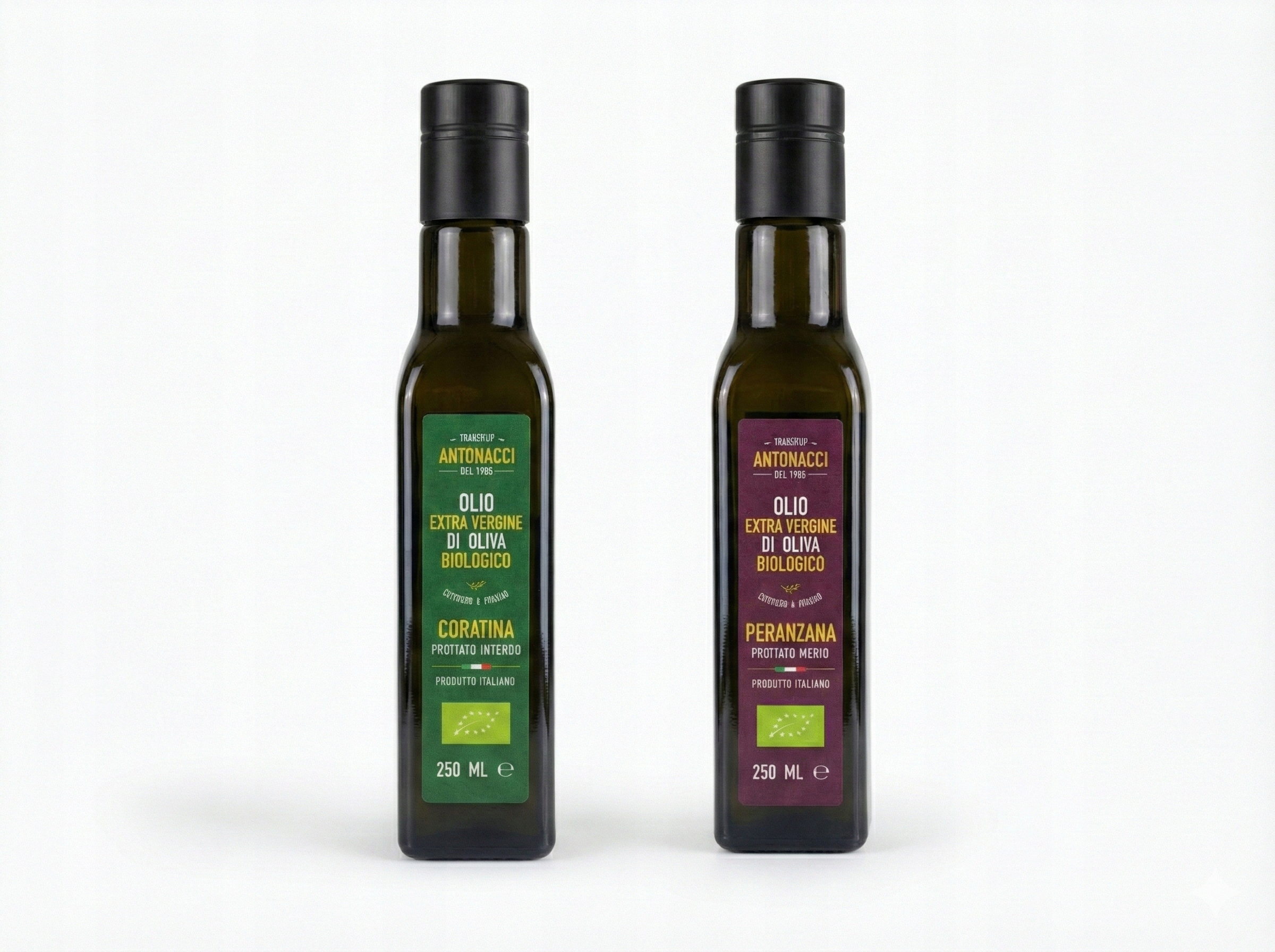 Levně Bio olej Degustační sada 2x250 ml Italská Dárek Pikantní a jemná