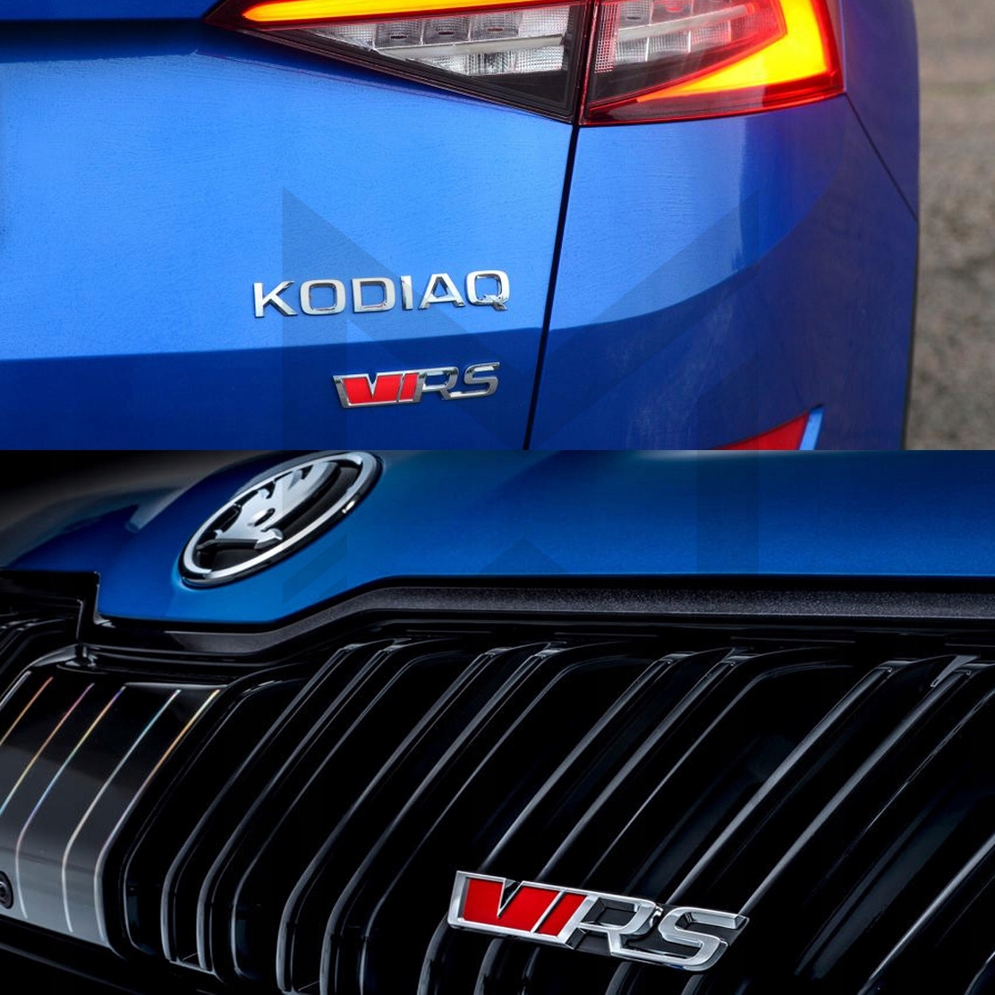 SKODA VRS RS LOGO EMBLEMAT KLAPA TYŁ KODIAQ SUPERB Marka Skoda