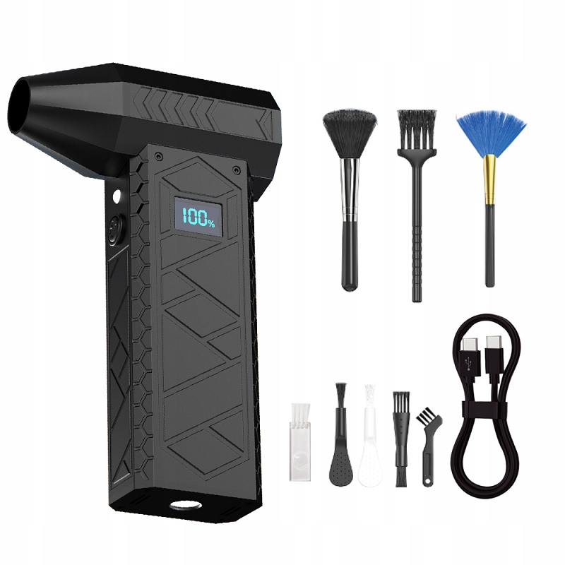 Mini Fúkač Allbag 0,31 kg Pre Počítač Grilovania Automobilu S Displejom