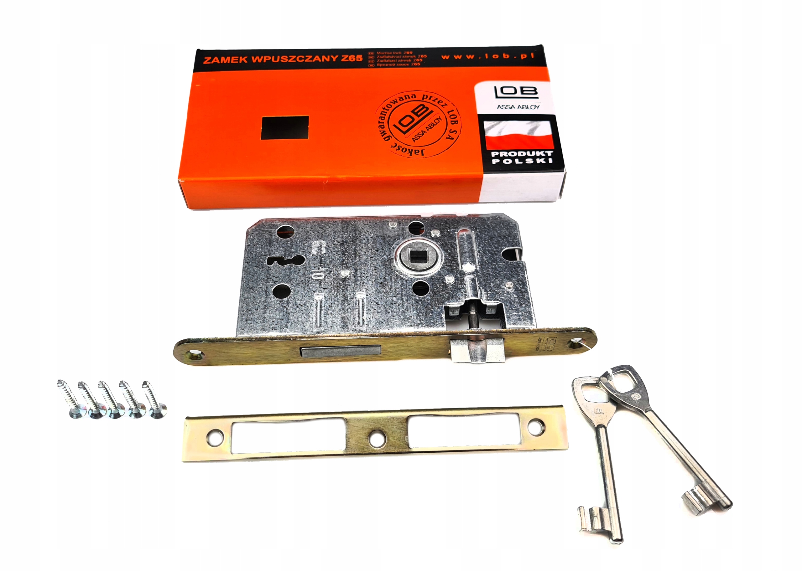 

Zamek Wpuszczany Do Drzwi Lob 60/50 Klucz Z65Z