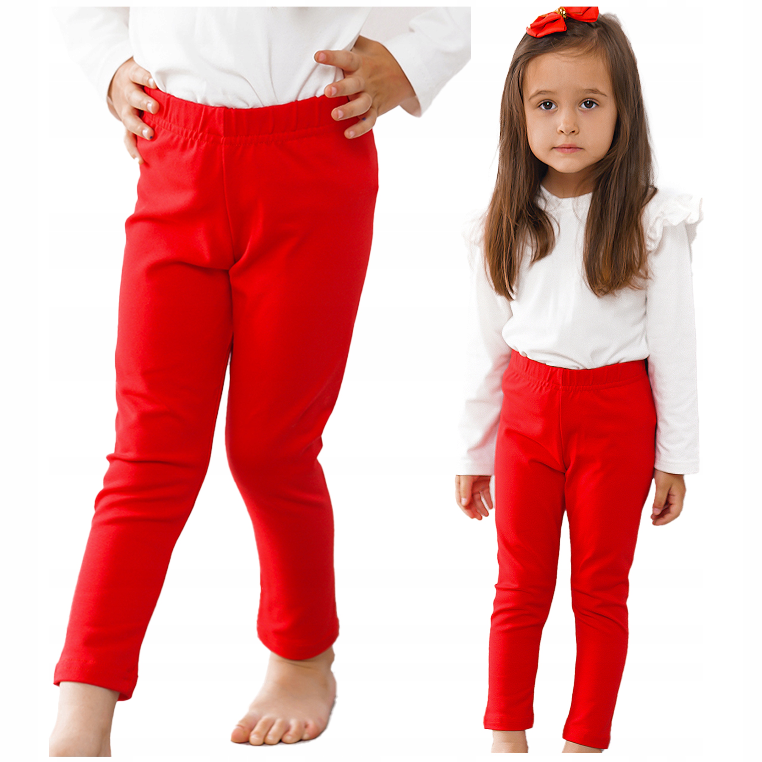 

Legginsy spodnie getry 122 Czerwony- Baya