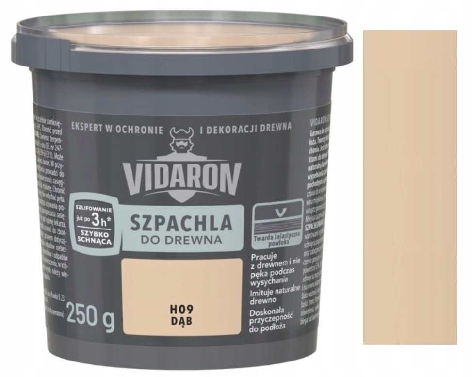 

Vidaron Szpachla Do Drewna 0,25 Kg Dąb H09