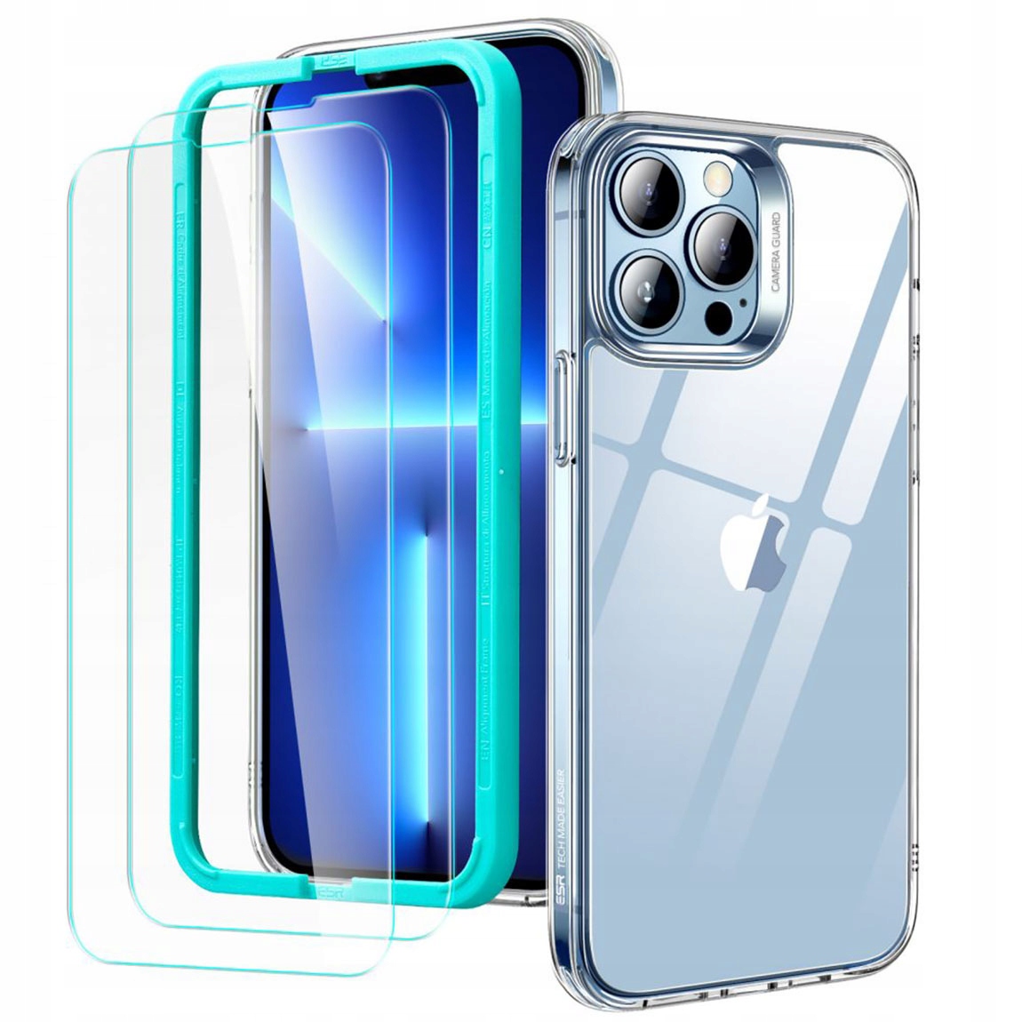 

Etui Case Esr do Iphone 13 Pro, 2X Szkło 9H +Ramka